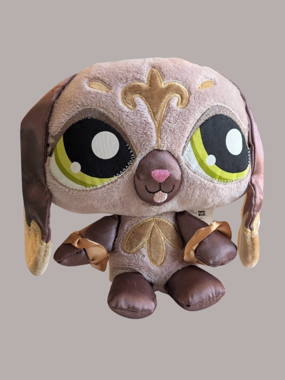 Littlest Pet Shop LPS Sassiest Dog Plush Stuffed Animal Toy Vintage 2008 Hasbro